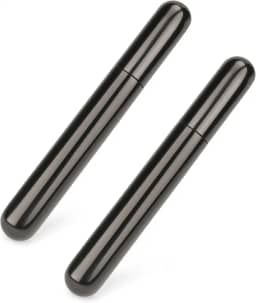 Linkidea Pacote com 2 tubos para charutos, caixa portátil para charutos individuais para viagem, adequada para anéis com diâmetro menor que 50 (cinza escuro)