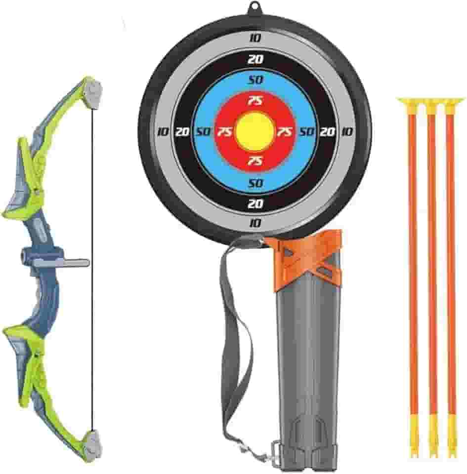 Brinquedo Arco e Flecha Infantil Radical com Luz Alvo e Flechas com Ventosas