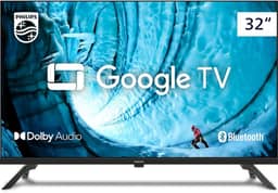 PHILIPS, Smart TV, 32'' HD, 32PHG6909/78, Google TV, Comando de Voz, HDR