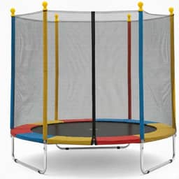 Pula Pula Grande largura 1,80m X altura 1,60m Cama Elástica Infantil Trampolim Playground Desmontável Eloria