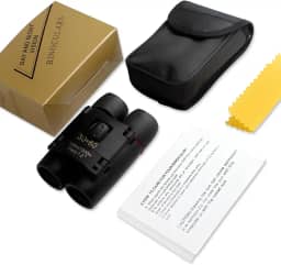 Binóculo Dobrável Compacto 30×60 Zoom Ajustável Portátil para Observação de Aves Camping Shows