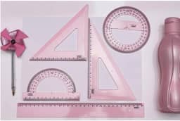 KIT ESCOLAR SEGUNDO GRAU NEW LINE ROSA PASTEL