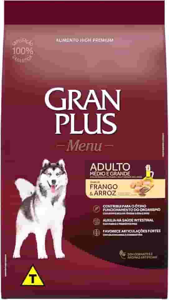 Granplus Ração Granplus Menu Cães Adultos Frango E Arroz 15Kg