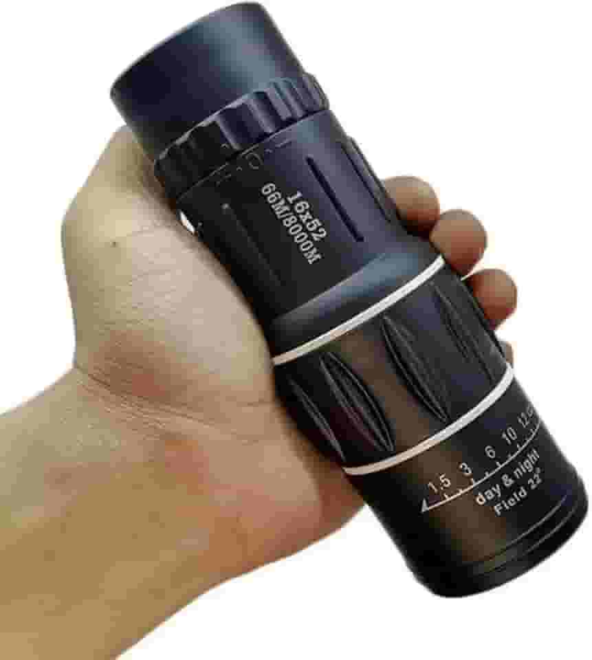 Generico Monculo Binculo Luneta Ttico Zoom 16x52 Foco Ajustvel Preto
