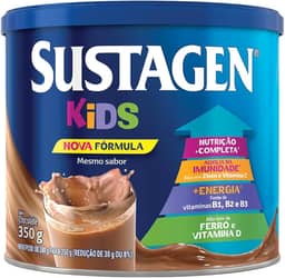 Sustagen Kids Complemento Alimentar Sabor Chocolate - Lata 350G