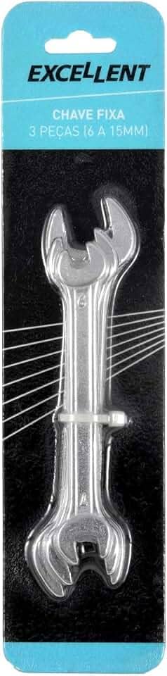 EDA Chave Fixa De Boca Em Jogo Com 3 Peças 6 A 15 Mm Excellent
