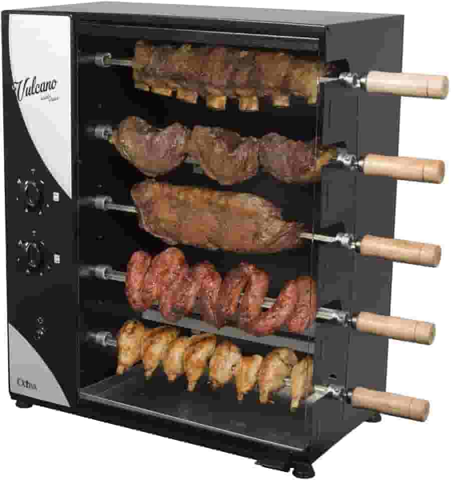 Assador a Gas Rot Vulcano 05 GLP Bivolt