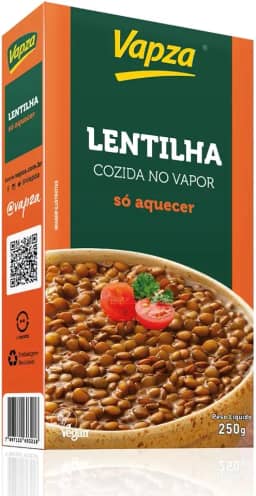 Lentilha 250G Só Aquecer Vapza