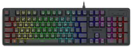 Teclado Membrana Gamer Redragon Netherbane K521-RGB USB Preto