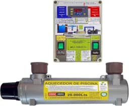 AQUECEDOR DE PISCINA ELÉTRICO AUTOMÁTICO 20.000 LITROS (220, Volts)