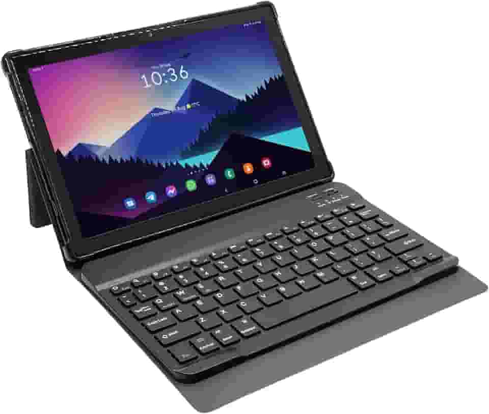 Tablet E1035 10.1" 256GB/ 8GB RAM Bateria 6000mAh, Processador Octa Core, Câmera 13MP Dual Chip com Capa e Teclado para Estudos e Trabalho
