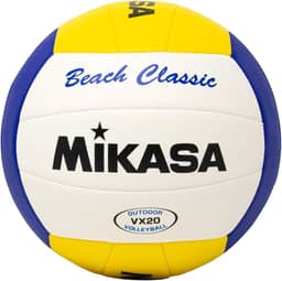 Mikasa Bola de Vôlei clássico de praia VX20 branco