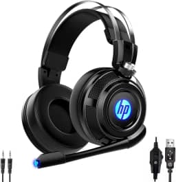 FONE HEADSET GAMER P2STEREO E USB H200 PRETO - HP