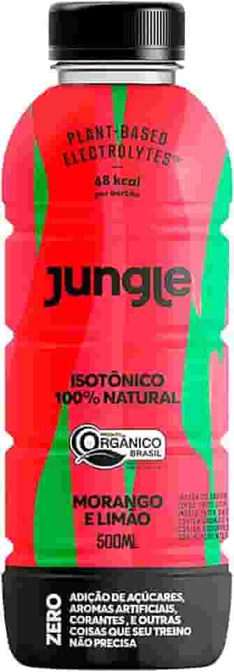 Isotônico Jungle Orgânico Morango e Limão 500ml