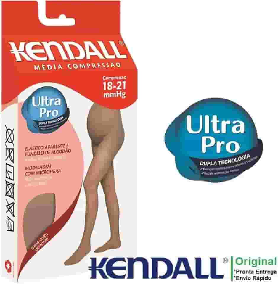 Meia Calça Média Compressão P/ Gestante - 1653 Tamanho:P;Cor:Mel