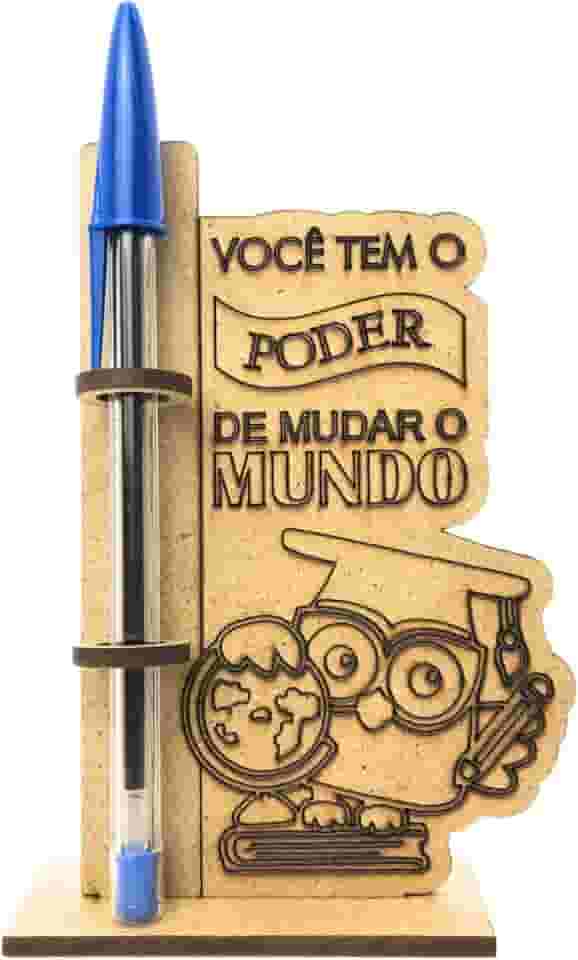 10 Porta Caneta Lembrancinha Presente Dia Dos Professores