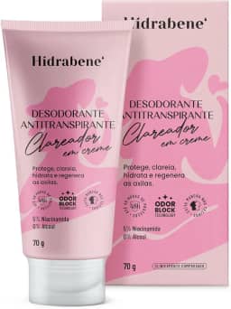 Hidrabene Desodorante Antitranspirante Clareador Creme 70g