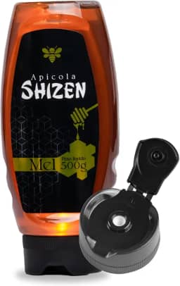 Mel Puro Apícola Shizen 510g, Florada Silvestre, Embalagem com Válvula Corta-Pingo