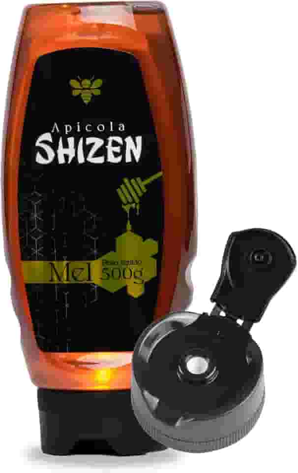 Mel Puro Apícola Shizen 510g, Florada Silvestre, Embalagem com Válvula Corta-Pingo
