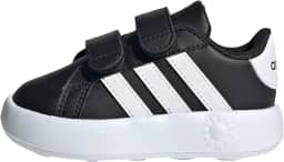 Tênis Adidas Grand Court 2.0 CF Infantil Preto e Branco