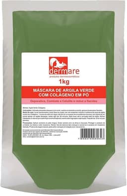 DERMARE Argila Verde Com Colageno Dermare 1 Kg