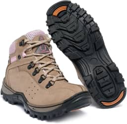 Bota Coturno Adventure Couro Feminino e Masculino