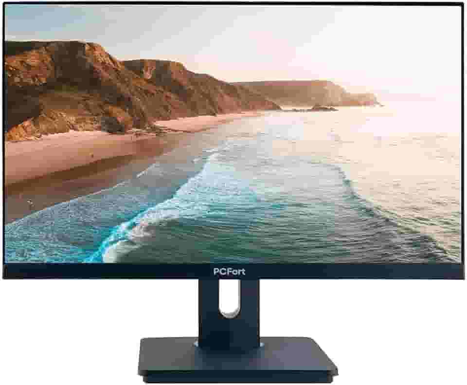 Monitor Empresarial PCFort T2420 23,8" Led Full HD - HDMI - VGA - PIVOT com ajuste de altura e rotação