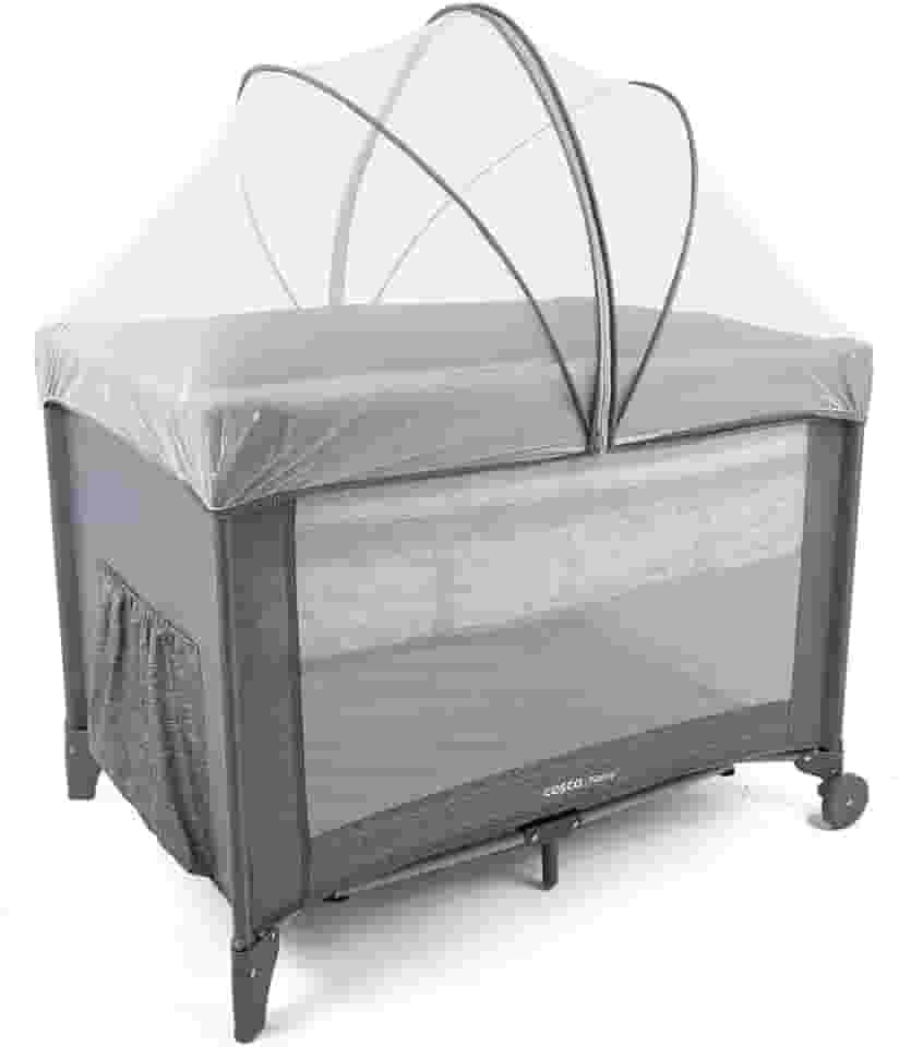 Cosco Kids, Berço Nanny, 0 a 18kg, Cinza Rajado