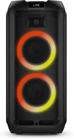 PHILIPS, Caixa de Som Bluetooth Party Speaker, com Luzes LED, TAX4209/78, FM, USB, Cartão SD, Auxiliar, TWS, Entradas Microfone/Guitarra