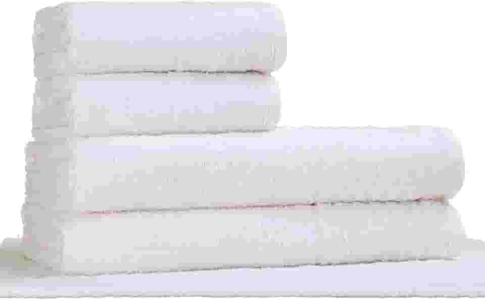 Jogo Toalha Hotel/Pousada/Spa - 2 Banho 2 Rosto e 1 Piso - Profis - Alta Absorção (Branco Off White)