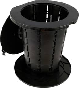 Banheiro portátil, vaso sanitário de acampamento ao ar livre com tampa, vaso sanitário retrátil para campervan, vaso sanitário de pesca portátil dobrável para acampamento, caminhadas, pesca