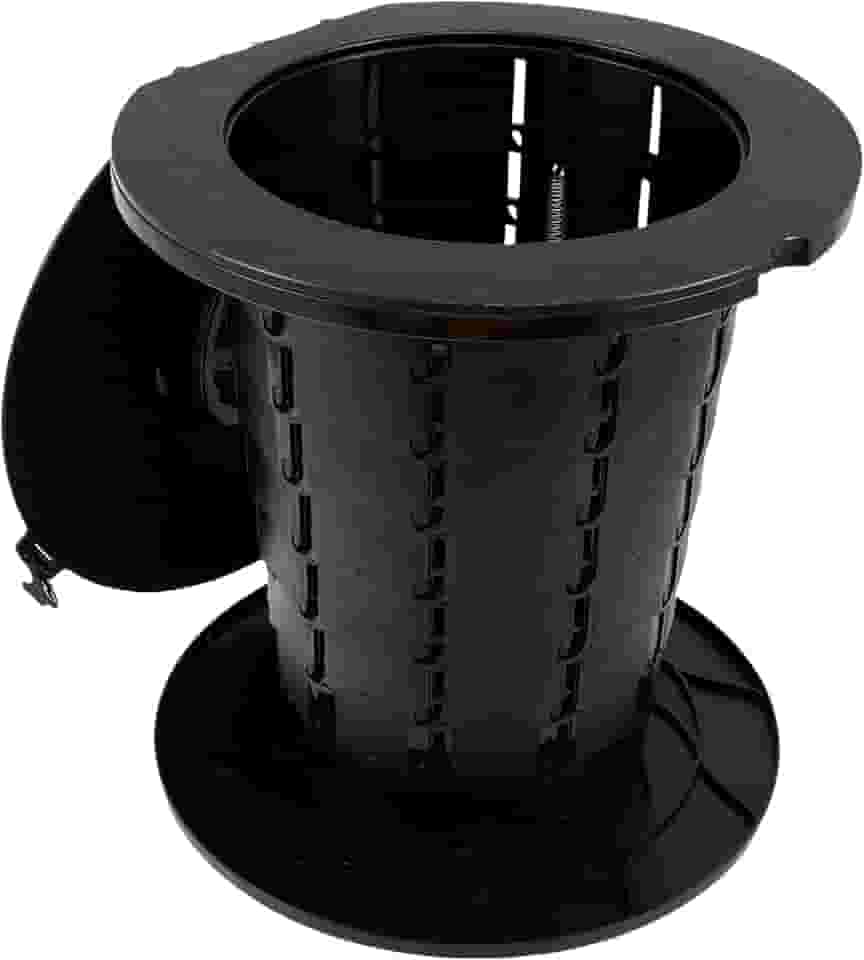 Banheiro portátil, vaso sanitário de acampamento ao ar livre com tampa, vaso sanitário retrátil para campervan, vaso sanitário de pesca portátil dobrável para acampamento, caminhadas, pesca