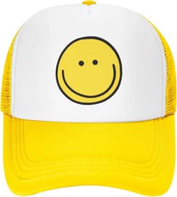 Boné de beisebol Smiley Face para homens e mulheres