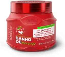 Forever Liss Máscara Banho De Verniz Morango 250G