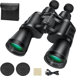 Binóculo Profissional Super Alcance com Lente Objetiva 20x50 Visão Alargada