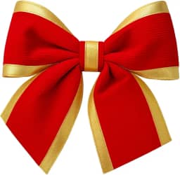 Laço Natalino Vermelho e Dourado 25x23 cm – Enfeite Clássico de Natal para Árvore, Guirlanda, Porta, Presente ou Carro, Decoração Elegante e Sofisticada Veludo