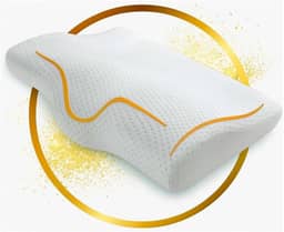 Travesseiro Nasa Ortopédico Anatômico Ajuda Aliviar Dores no Pescoço e Cervical Combate Insônia e o Ronco