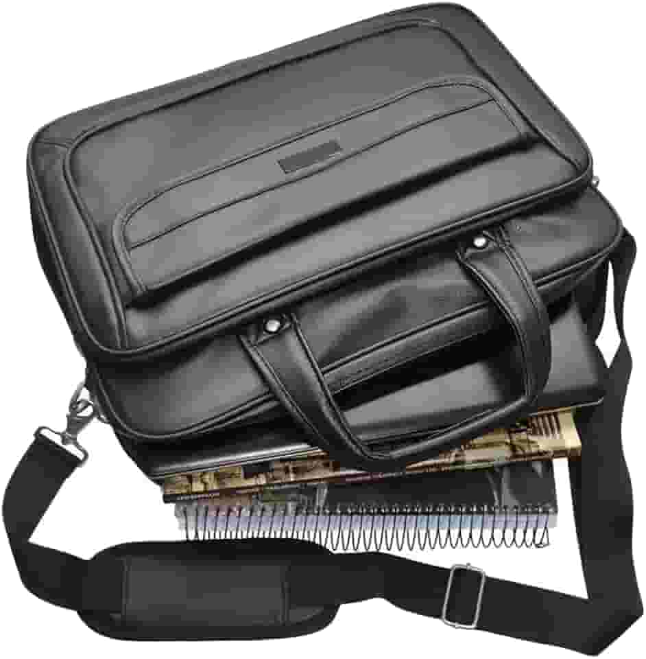 Pasta Executiva Masculina em Couro Impermeável, Maleta de Mão com Múltiplos Compartimentos e Design Sofisticado: Ideal para Advogados, Médicos e Professores em Busca de Estilo e Praticidade