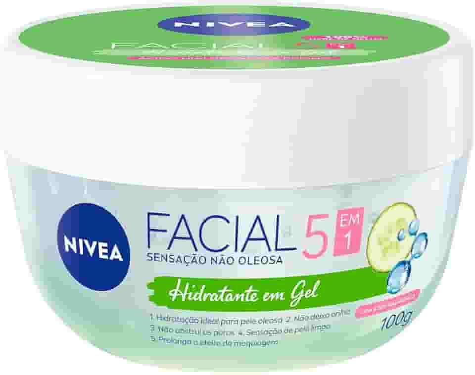 NIVEA Hidratante Facial em Gel Ultraleve 100g - Hidratação intensa por 48h sem sensação oleosa