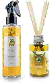 Kit Aromatizador Ambientes Vanilla + Home Spray 200 ml