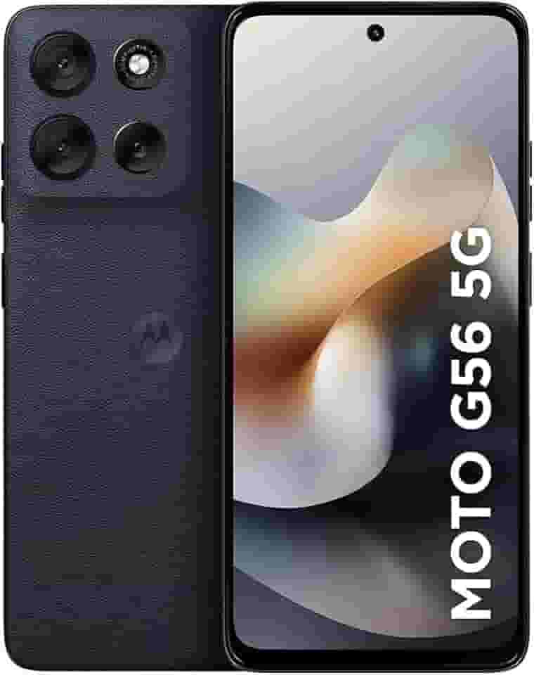 Smartphone Motorola Moto g56 5G - 256GB 24GB (8GB RAM+16GB Ram Boost) e 50MP Sony Lytia 600 Camera Ultrarresistencia militar IP68 + IP69 - Grafite