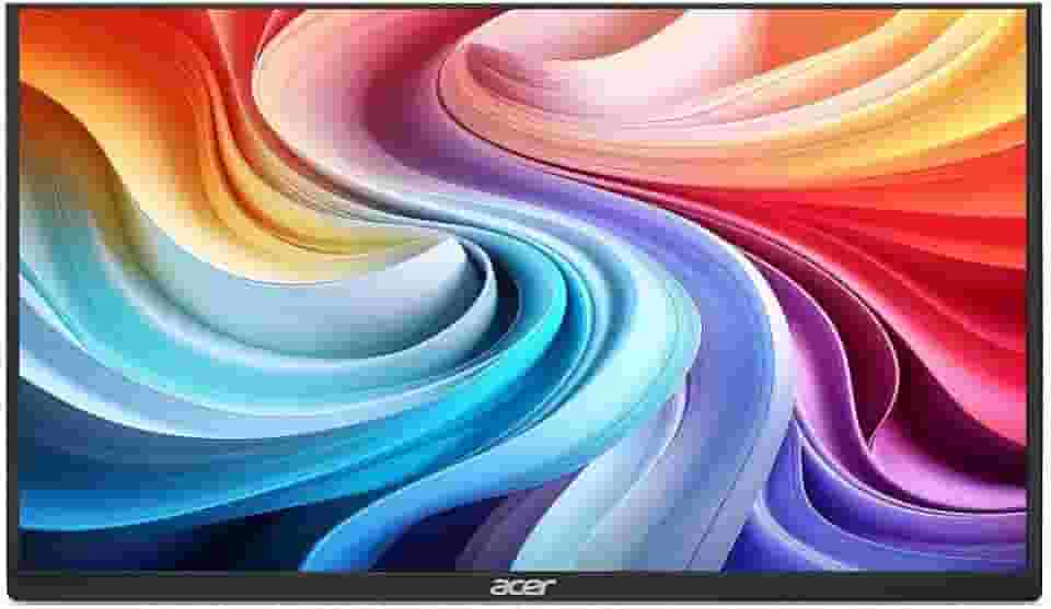 Monitor Acer Portátil PM161Q Jbmiuux Full HD LED IPS 15,6 60Hz design ultrafino HDR10 com Alto-falantes