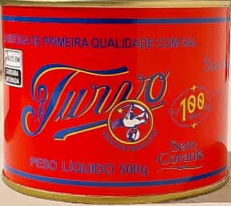 Manteiga Mineira Turvo com Sal, Natural, Sem Corante, Sem Conservante, lata de 500 gramas