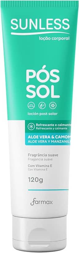 Farmax - Pos Sol Sunless Farmax 120G Aloe Vera E Camomila