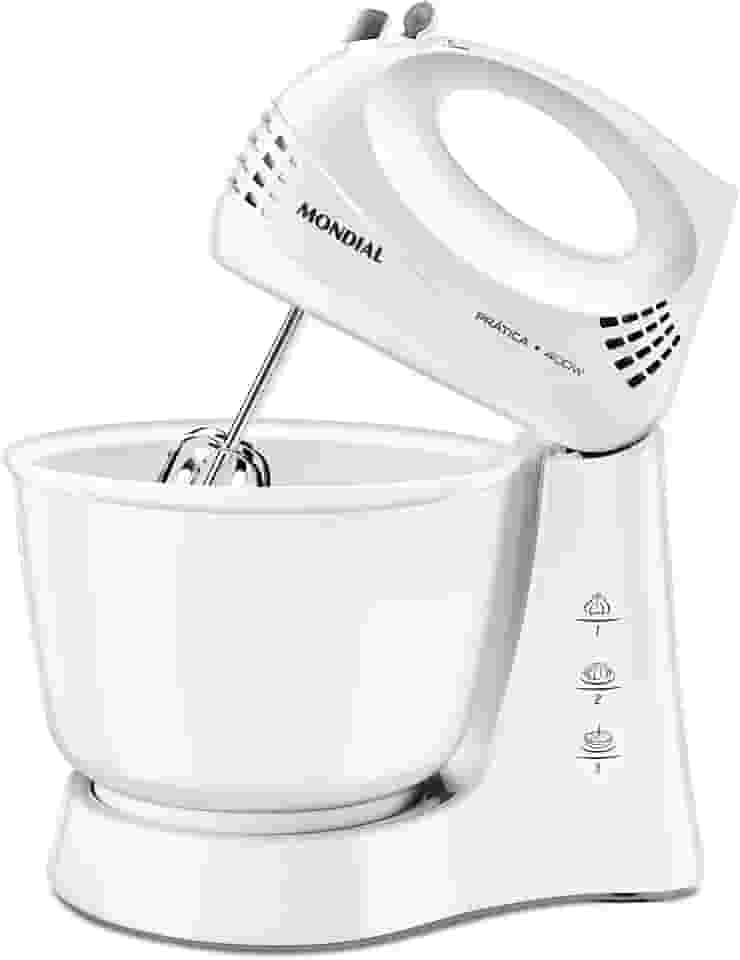MONDIAL Batedeira Prática, Branco, 400W, 110V - B-44-W