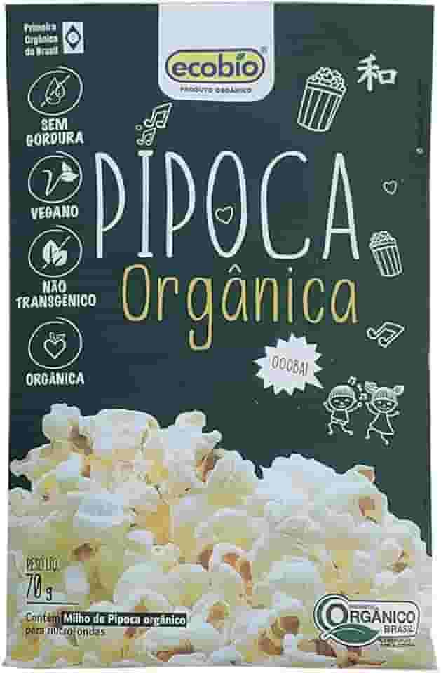ECOBIO - Produtos Orgânicos Pipoca Orgânica Para Micro-Ondas Ecobio Produto Orgânico