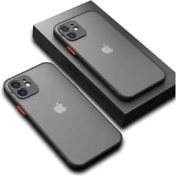 Capa Capinha Case Premium Preta Translúcida com Proteção de Câmera para iPhone 11, iPhone 11 Pro e iPhone 11 Pro Max (Preto, iPhone 11)
