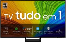 Samsung Smart TV 75 polegadas QLED 4K 75Q70D 2024, Tecnologia de Pontos Quânticos, Processador com AI, Painel até 120Hz, Design AirSlim 75"