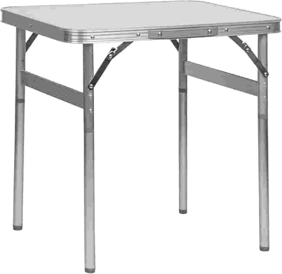 Mesa Dobrável De Alumínio Com Tampo De Mdf, 60 cm x 45 cm, Palisad