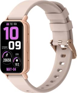 PEJE Band 1,1.45" TFT Tela, Smartwatchs,IP68 à Prova d‘Água,Relogio Smartwatch Feminino,100+ Modos Esportivos, Notificações Inteligentes, Assistente de Voz, Compatível com iOS/Android(Rosa)